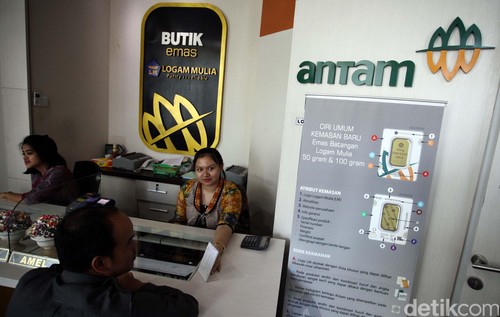 Harga Emas Antam Naik Rp 4.000/Gram