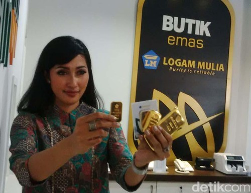 Harga Emas Antam Naik Rp 1.000/Gram