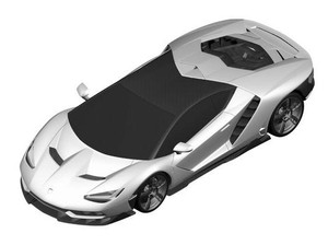 Gambar Paten Mobil Eksklusif Lamborghini Mulai Terlihat