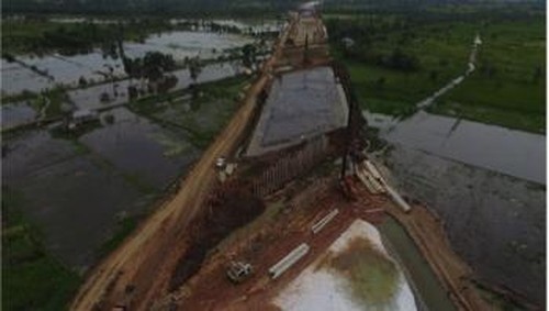 Dibangun di Atas Rawa, Ini Penampakan Tol Palembang-Indralaya