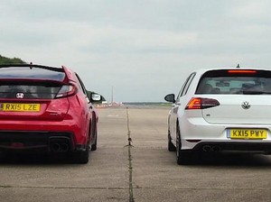 Siapa Lebih Kencang, Honda Civic Type R atau VW Golf R?