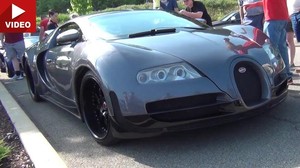 Pede, Mobil Imitasi Bugatti Ini Tampil di Jalanan