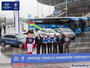 Hyundai Serahkan Ratusan Mobil untuk UEFA Euro 2016