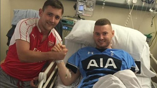 Kisah Fans Arsenal Donorkan Ginjalnya untuk Suporter Tottenham