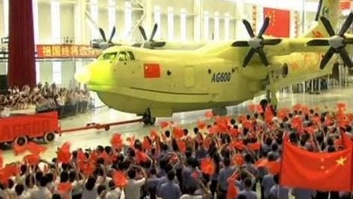 China Luncurkan Pesawat Amfibi Terbesar di Dunia, Ini Penampakannya