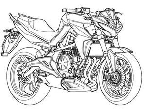 Kymco Ajukan Paten Motor Naked, Berbasis Kawasaki ER-6?