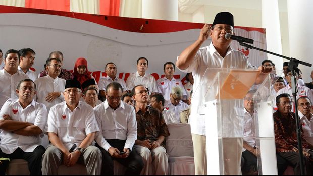 Prabowo Subianto telah diajukan oleh Partai Gerindra sebagai bakal calon presiden untuk pilpres 2019