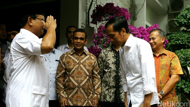 Jokowi Temui Prabowo di Kertanegara