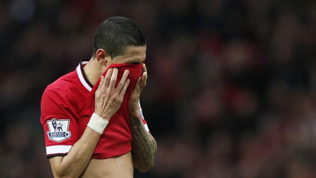 Angel Di Maria gagal tampil bagus di Manchester United.