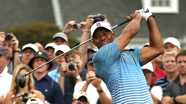 Tiger Woods selalu mendapat perhatian terbesar ketika bermain di Augusta.
