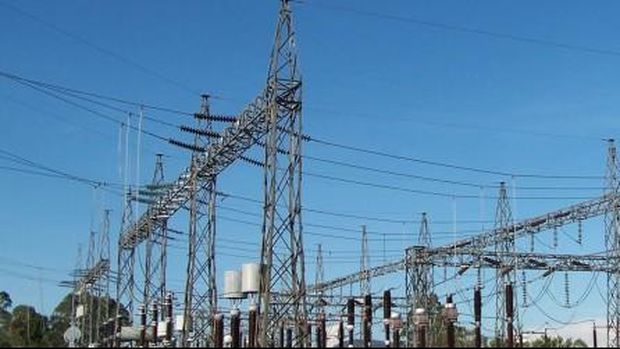 Salah satu infrastruktur ketenagalistrikan oleh PT PLN (Persero).