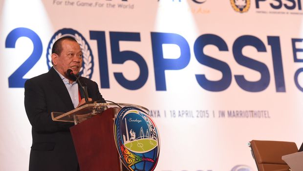 La Nyalla berharap PSSI membayar utang kepadanya.