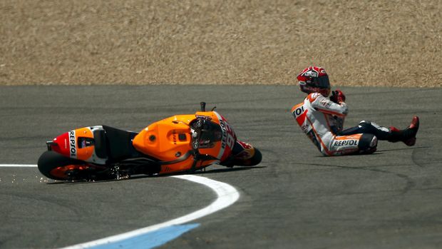 Marc Marquez hanya mengalami satu gagal finis musim lalu di GP Australia.
