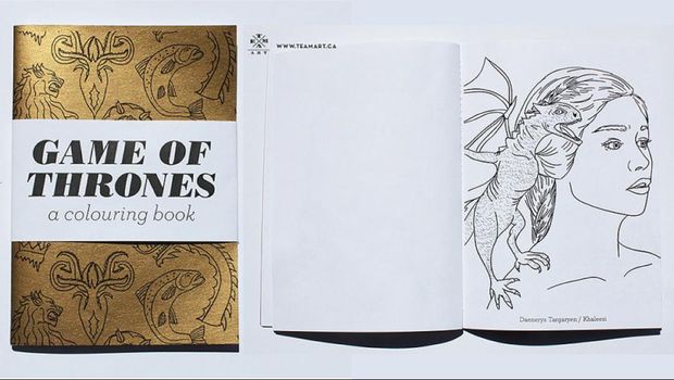 Ada yang membuat buku mewarnai Game of Thrones.