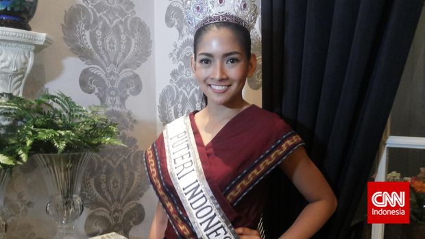 Anindya Kartika Putri ketika menjadi Puteri Indonesia 2015.