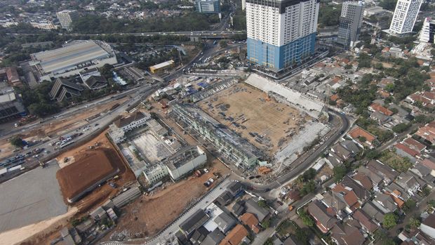 nantinya akan dijadikan bengkel kereta Mass Rapid Transit (MRT)