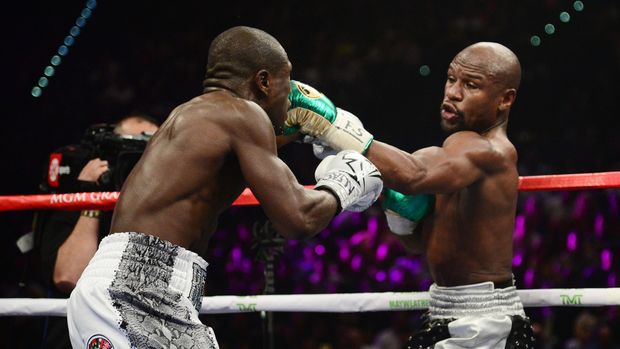 Andre Berto kalah angka mutlak saat bertarung menghadapi Floyd Mayweather Jr. dua tahun lalu.