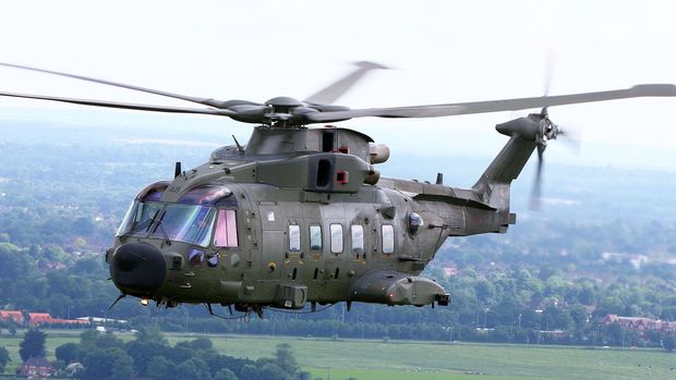 Ilustrasi Helikopter AgustaWestland AW-101.