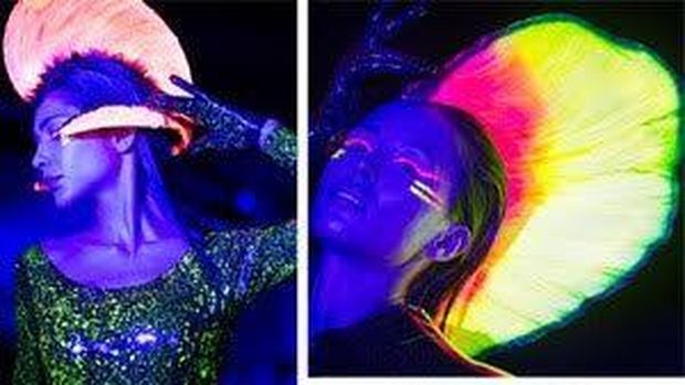 Glow In The Dark Rainbow Warna Rambut Pelangi yang Terang Glow In The Dark Rainbow Warna Rambut Pelangi yang Terang