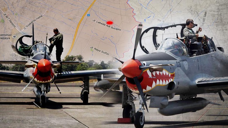 KSAU Sebut Pesawat Latih yang Jatuh di Malang Jenis Super Tucano