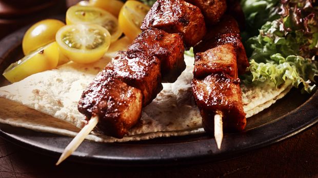 Sate ayam menjadi hidangan favorit di Resepsi Diplomatik di Dakar, Senegal, pekan lalu.