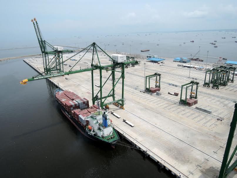 Terminal 1 New Priok memiliki kapasitas 1,5 juta TEUs (foto: detikFinance)