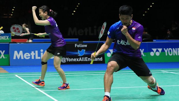 Pasangan ganda campuran Praveen Jordan/Debby Susanto bisa bertemu pasangan Inggris, Chris Adcock/Gabrielle Adcock di semifinal.