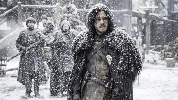 Kit Harington saat memerankan Jon Snow di Game of Thrones.