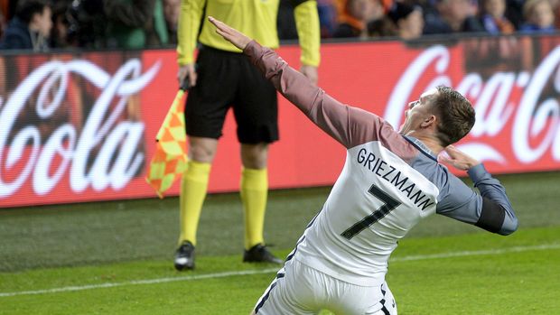 Antoine Griezmann mengenakan nomor punggung 7 sepanjang kariernya.