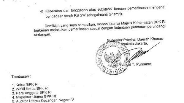 ahok sakit detik 8 yang Ahok Surat BPK Diklarifikasi Ini Sejak Kunjung Bulan Tak untuk