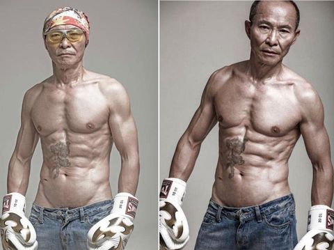 Men's Got Athletic body and Stomach Sixpack Despite Already Age 61 Years