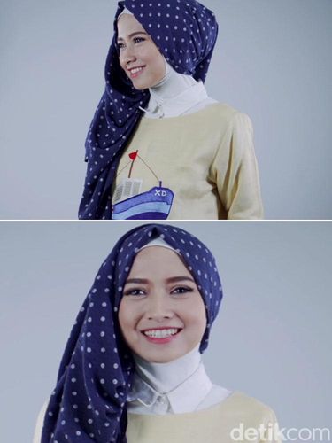  Tutorial Hijab ke Pantai dari Si Cantik Pandan Juara 2 