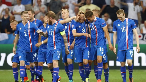 Timnas Islandia mengaku terkesan kali pertama merasakan kehangatan Indonesia. (