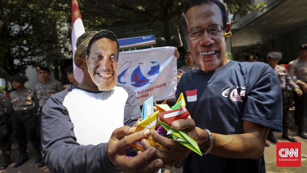 Cari Keterlibatan Korporasi, KPK Jangan Berhenti Korek Sanusi
