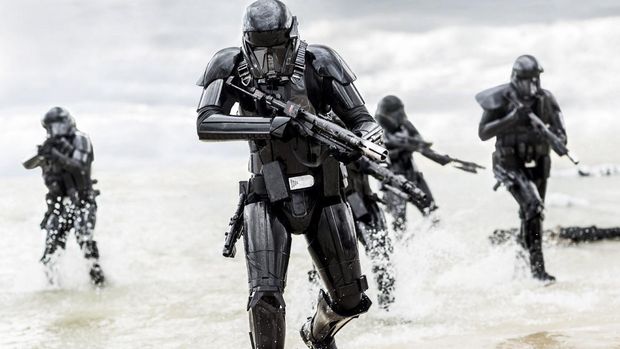 Adegan film Rogue One yang dibintangi Donnie Yen.