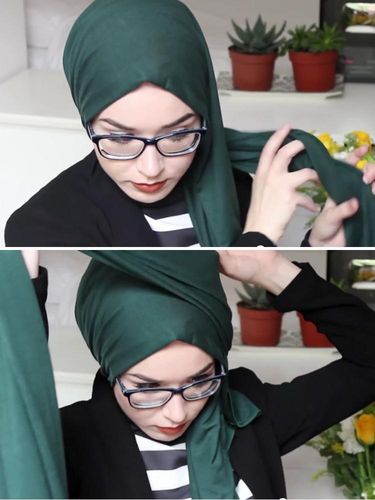 Video:Tutorial Hijab Semi Turban untuk Wanita Berkacamata