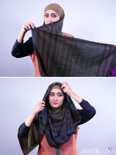 Tutorial Hijab Praktis Menutup Dada Hanya 3 Step