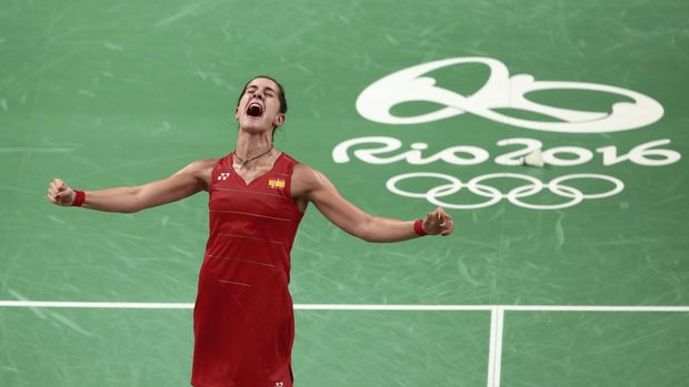 Carolina Marin, juara Olimpiade 2016 juga masih berusia 24 tahun.