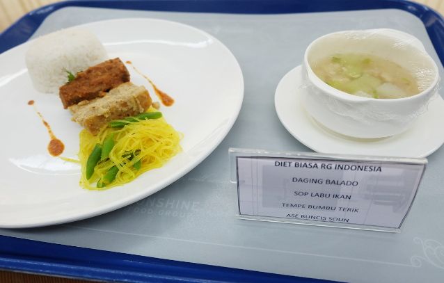 Rumah Sakit Sediakan Daging Balado hingga Buttered Rice 