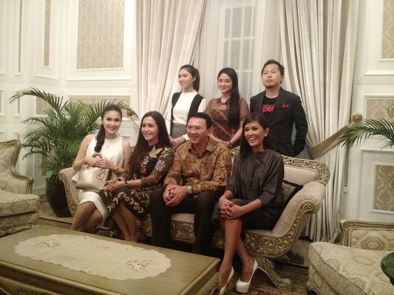 Ahok, Maia, dan Dewi Persik: Pertemuan Tak Bicara Politik Pilgub
