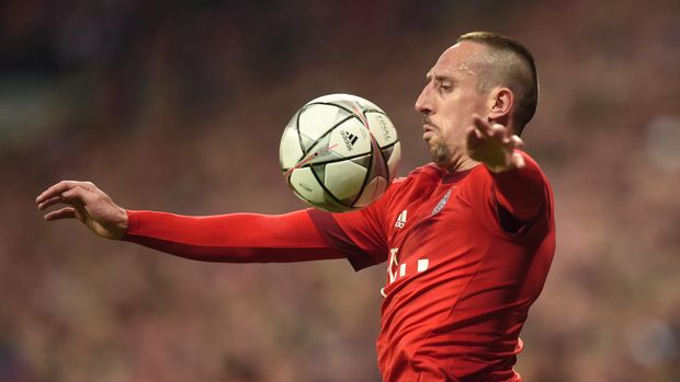 Franck Ribery pernah marah karena disiram menggunakan bir.
