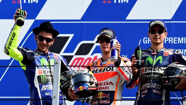 Dani Pedrosa memenangi GP San Marino musim lalu.