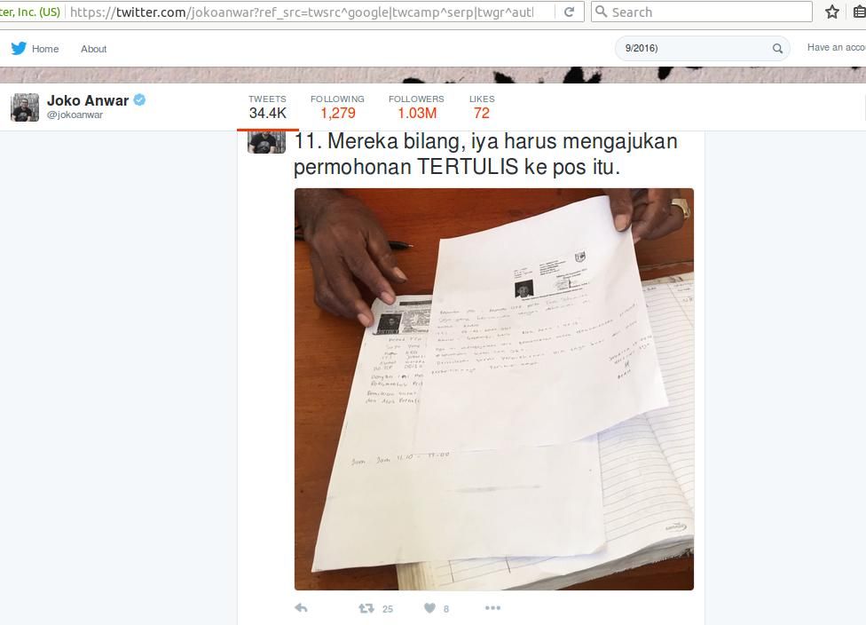 Screenshot Twitter @jokoanwar