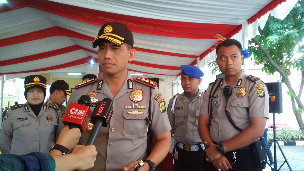 Kapolres Jakarta Pusat Kombes Dwiyono (Noval/detikcom)
