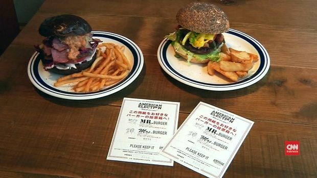 Trump Burger di Tokyo, Jepang.