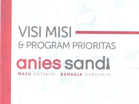 Visi misi Anies-Sandiaga (Dok. KPU RI)