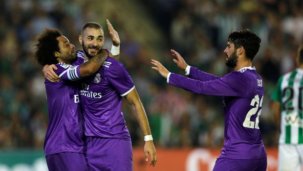 Madrid Sudahi Puasa Kemenangan Usai Gilas Betis 6-1