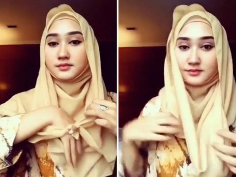 Tutorial Hijab Segi Empat dari Dian Pelangi