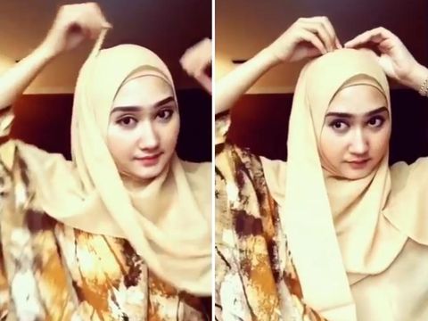 Tutorial Hijab Segi Empat dari Dian Pelangi
