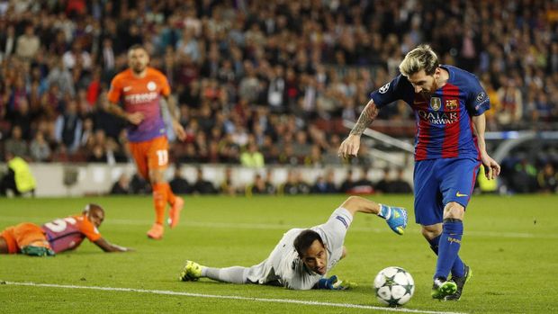 Messi, Hattrick Terbanyak Laga Kandang Liga Champions